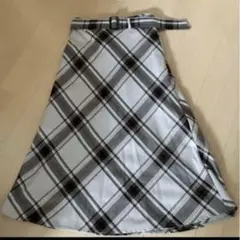 Vis ロングスカート　チェック柄　Sサイズ