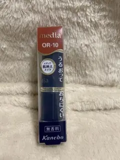 media メディア クリーミィラスティングリップA OR-10