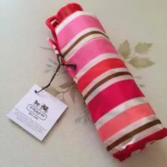 新作コーチタグ付き折り畳み傘