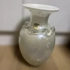 KAMEI GLASS 花瓶 オーロラ 昭和レトロ カメイガラスのサムネイル
