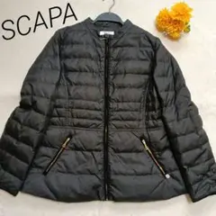 美品⭐︎SCAPA スキャパ　コート　ダウンコート　ダウンジャケット Mizuno SCAPA COLLABORATION ダウンコート＆アンダーウエア