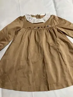 ファミリア　長袖ワンピース　90