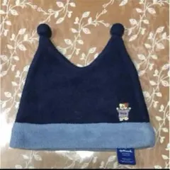 ベビー帽子 ポンポン付き