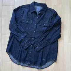 JW ANDERSON UNIQLO ダークブルー デニムシャツ