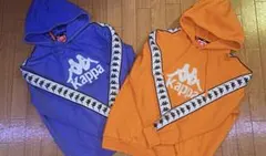KAPPA PURPLE & ORANGE STREET HOODIE SET‼️のサムネイル