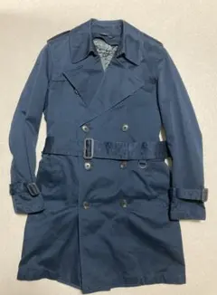グリーンレーベルリラクシング　トレンチコート　ネイビー　S