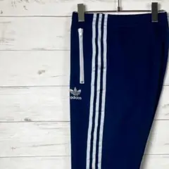 アディダス トラックパンツ EUROPA ネイビー ホワイト 100　L