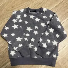 グレー 星柄 トレーナー セーター