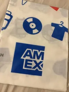 【非売品】AMEXデザインハンカチ 綿100% 日本製　手拭い