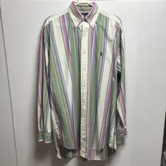 Ralph Lauren ストライプ長袖シャツ US:Sサイズ