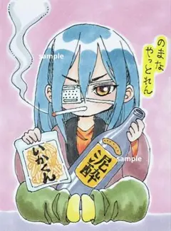 手描きイラスト　ミニイラスト　オリジナル　原画