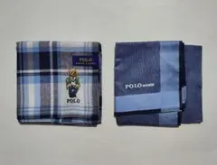 Polo Ralph Lauren ポロベア　青系　ハンカチ　メンズ