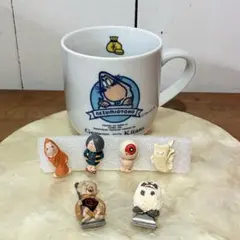 昭和　平成レトロ　ゲゲゲの鬼太郎 マグカップ ねずみ男 画鋲　クリップ　おまけ