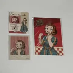 麗日お茶子 ヒロアカ アメリカンレトロ 箔押しマットカード 特典ポストカード