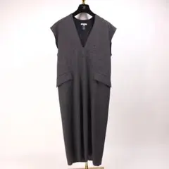 ぴろえ 【BLAMINK】新品同様 コットン ロングワンピース M.WINTER Uネックワンピース