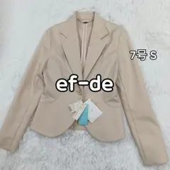 未使用★ ef-de エフデ テーラードジャケット ストレッチジャケットのサムネイル