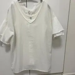 AZUL BY MOUSSY フレア袖ブラウス ホワイト Sのサムネイル