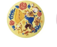 Disney刺繍缶バッジ 美女と野獣