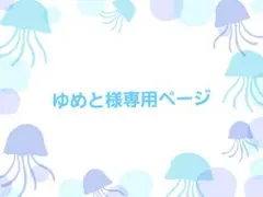 ゆめと様専用ページ