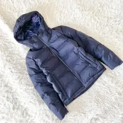 《ユニクロ》 (XS) シームレスダウンパーカ カジュアル 防寒 防風 撥水