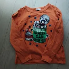 DOUBLE.B 長袖、半袖Tシャツ 130cm オレンジのサムネイル