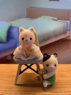 シルバニアファミリー　チャルーネコの赤ちゃん/シルクネコの赤ちゃん