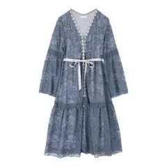 axes femme アクシーズ ファム 花柄 総レース