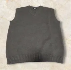 UNIQLO ユニクロ メンズｖネックニットベスト ブラウン　美品