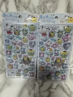 サンリオ　うるちゅるポップシール　シナモロール&ポチャッコ&ポムポムプリン　2枚
