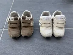 New Balance 313 キッズシューズ ベージュ ブラウン