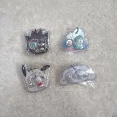 サンリオキャラクターズ パッケージチャーム&チョコボーロ　4点セット