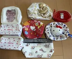 ハローキティ ポーチセット 8点