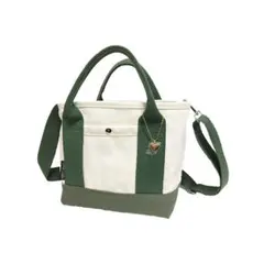 ミニトートバッグ 仕切り キャンバス