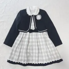 美品⭐︎ヒロミチナカノ　フォーマル　セット　ワンピース　ブラウス　ボレロ　130㎝