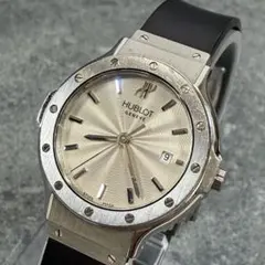 【美品】HUBLOT MDM Classic Lady クォーツ 腕時計 SSのサムネイル