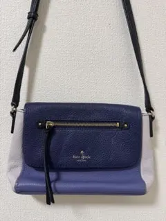 kate spade ショルダーバッグ ネイビー/ラベンダー
