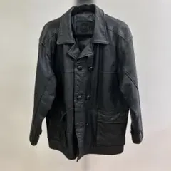 牛革JOHN BULL レザージャケット 黒 ヴィンテージ B903のサムネイル