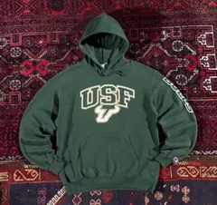 champion チャンピオン カレッジロゴ パーカー グリーン M