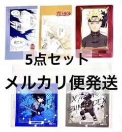 NARUTO Battleステッカー 特典カード 原作絵 ナルト サスケ カカシ