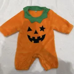 ハロウィン かぼちゃ ロンパース 70cm