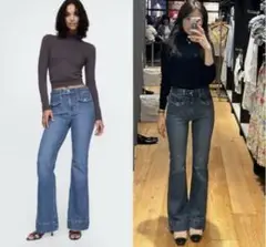 GAP ハイライズ ブレイド '70s フレアデニム