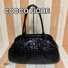【COCCO FIORE】コッコフィオーレ　ハンドバッグ　ブラック