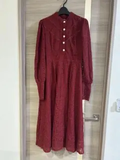 Dazy ワインレッド レース ワンピース L