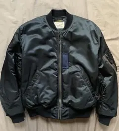 The REAL McCOY'S リアルマッコイズ MA-1フライトジャケット黒 TYPE MA-1 REAL McCOY MFG. CO. / BLACK | NYLON JACKET(MIL) | The