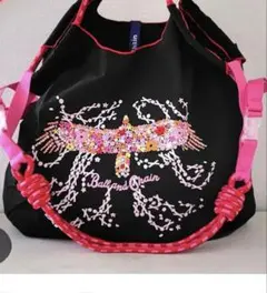 Ball and Chain トートバッグ 黒ソフトバンクコラボMショルダー付き