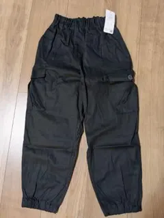 chil2 キッズ カーゴパンツ ブラック 130