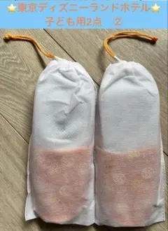 ⭐️東京ディズニーランドホテル⭐️スリッパ 子ども用2点　②