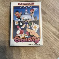 クインティ　ファミコン　ソフト　箱付き　ナムコ