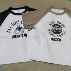 【訳あり】UNIQLO Tシャツ 2枚セット 130のサムネイル