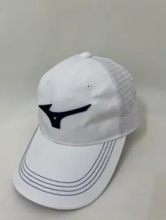 【Mizuno】ホワイトキャップ メッシュ ゴルフ